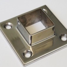 Фланец нержавеющий приварной встык с шипом квадратный Ду 10 Ру 2,5 12Х18Н9Т 10х14х15х8 мм ГОСТ 12821-80