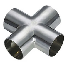 Крестовина нержавеющая проходная 12Х18Н9Т 38 мм ГОСТ 16065-70
