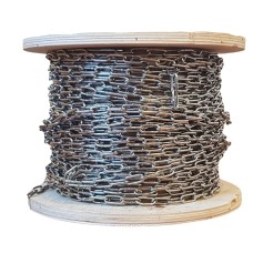 Цепь нержавеющая короткозвенная калиброванная A4 5х15х6х17х165 мм EN 818-7-2010